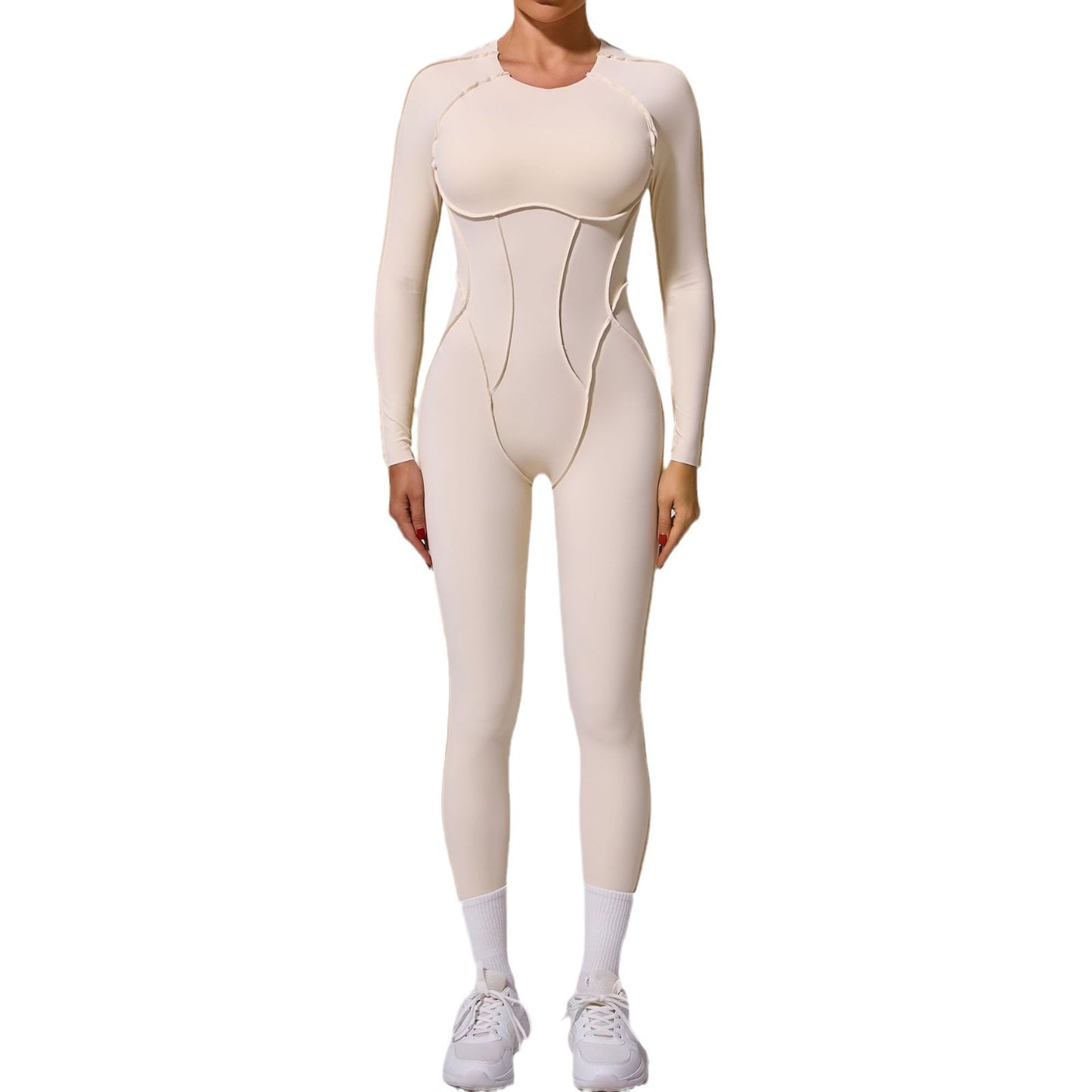 New Winter One-piece Sports Yoga Jumpsuit Backless Tight Jumpsuit